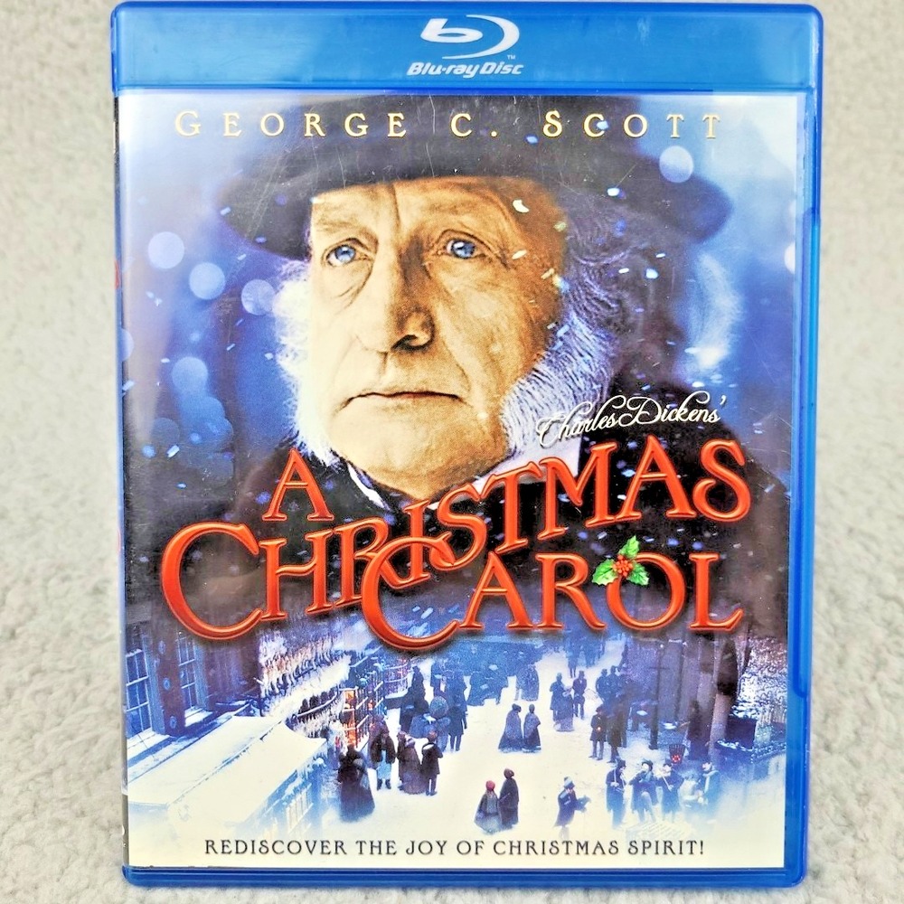 A Christmas Carol (Blu-Ray, 1984) George C Scott OOP Holiday 20th Century Fox